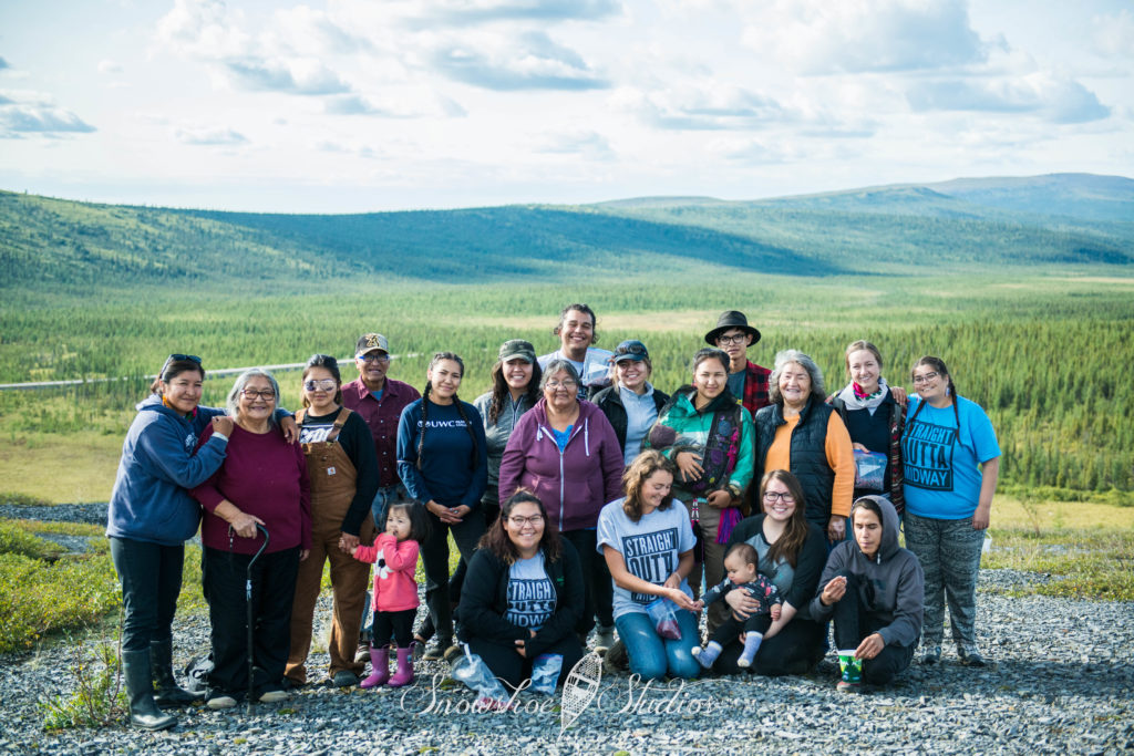 group of people in a field